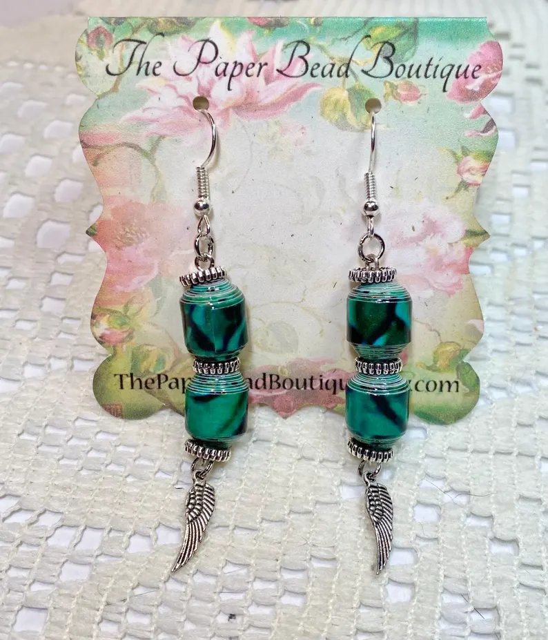 paperbeadboutiq's tweet image. Handmade Paper Bead Earrings: Marbled Green Boho Angel Wing Charms
thepaperbeadboutique.etsy.com/listing/187541…  #handmadepaperbeadearrings #bohoearrings #angelwingearrings #paperbeadjewelry