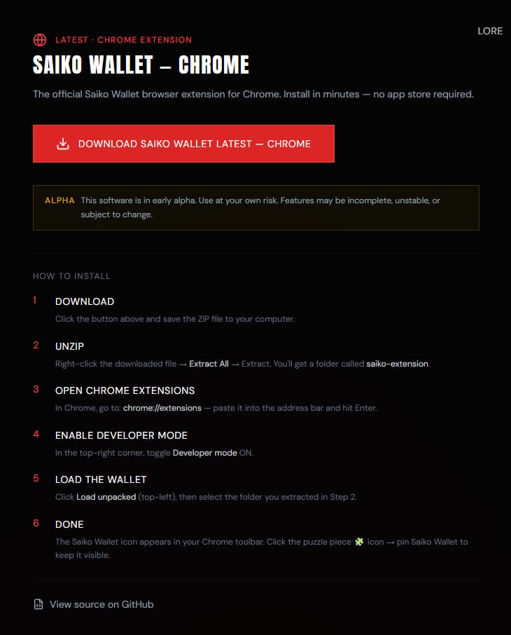 Saiko Wallet submitted to chrome extensions. 

Users can manually download and use the wallet now while waiting for review. 

Saikoinu.com

Up next is the release of the Saiko Dark Pools. 

🩸🩸