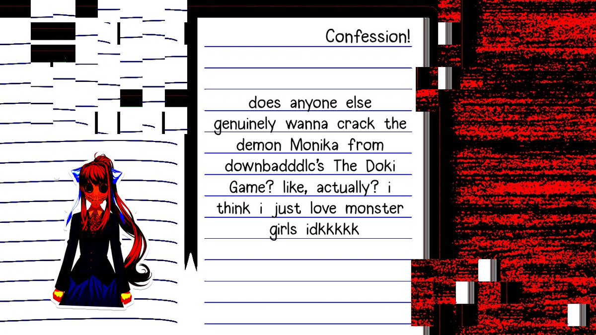 Doki Doki Literature Club Confessions tweet media