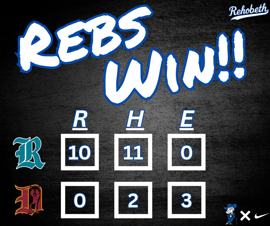 Rehobeth High School Baseball tweet media