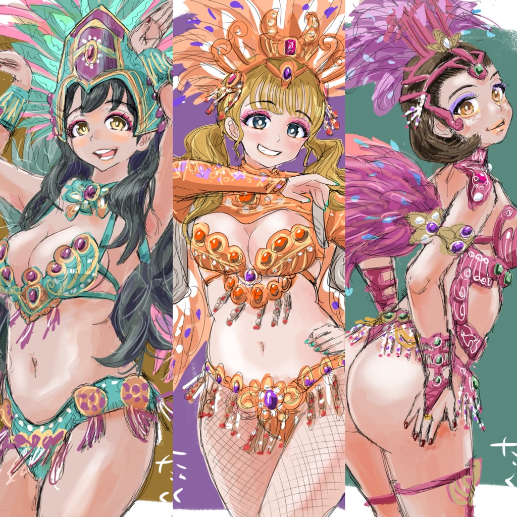 サンバガールズ11💃🏻💃🏻💃🏻
#見つけてくれてありがとう祭開幕 