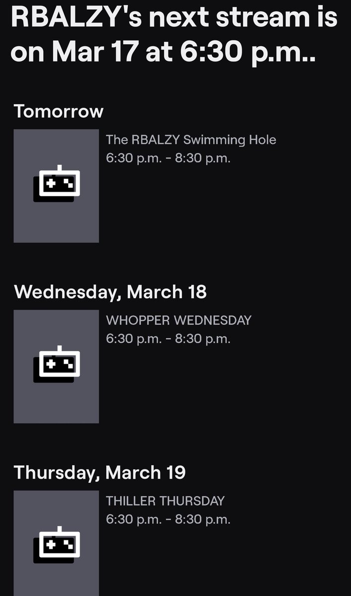 RBALZY's tweet photo. Drop Anchor ⚓️ at The RBALZY Swimming Hole this week!! Not sure just yet what Ill be playing but stop by and find out yayayaya!!!

https://t.co/aFX5s2szxv https://t.co/Dqnx5wmW2b