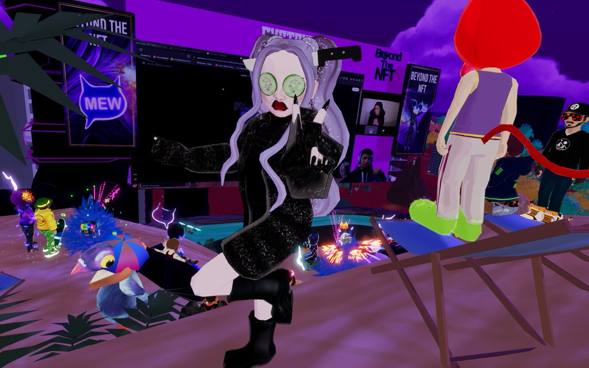 toxicwaifudcl's tweet image. Beyond the NFT✨

Today in a new, yet strangely familiar place👀

📍-149,93 La Cantina Village by @CanessaDCL 
🎙️@SinfulMeatStick &amp;amp; @Jeni_Pepen 
📺twitch.tv/sinfulmeatstic…

#DCLfam #Decentraland