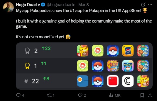 Remember: what they stole was EXACT FORMATTING of research data. Literally copy-pasted even the fucking typos from the website. 

"Helping the community" mfer Serebii already does that, you are helping no one but yourself and your shitty need to make profit lmao