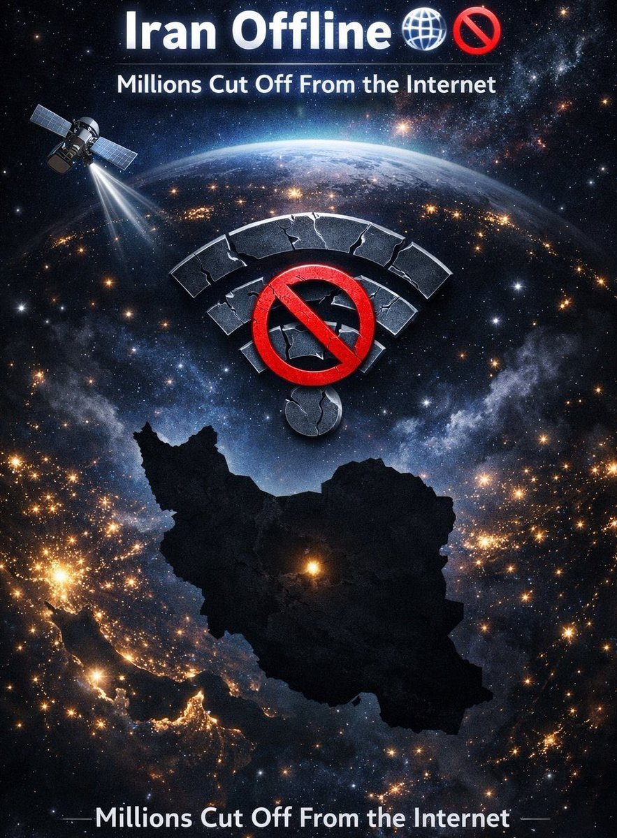 Tugba520373's tweet photo. @immortalist20 Iran is offline🆘 https://t.co/FEUmEdRVPn