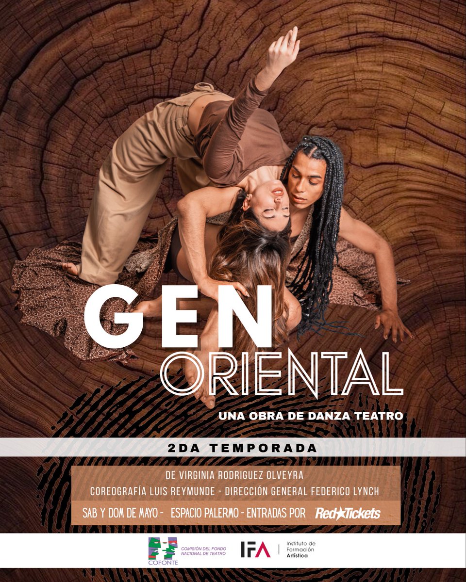 IFAinstitutoM's tweet photo. GEN ORIENTAL / 2da temporada 
25 artistas en escena 

ÚNICAS 6 FUNCIONES ‼️ 
Mayo – Espacio Palermo 

Una obra de danza-teatro que pone en escena preguntas sobre nuestra identidad. 
¿De dónde venimos? ¿Qué historias fueron silenciadas? ¿Qué significa ser oriental hoy? https://t.co/ieydykJefM