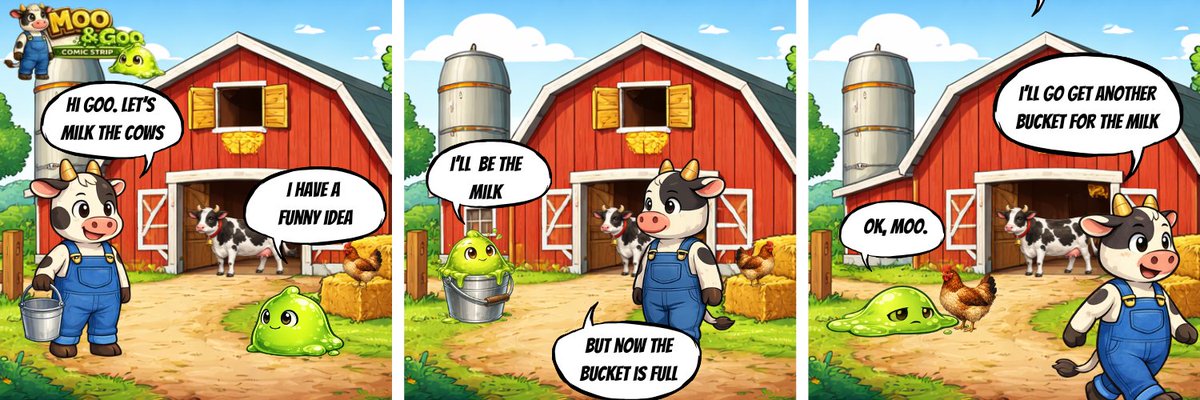 MooGooCartoon's tweet photo. #comicbook  #MooandGoo #KidsAdventure https://t.co/AzpEn5KYko