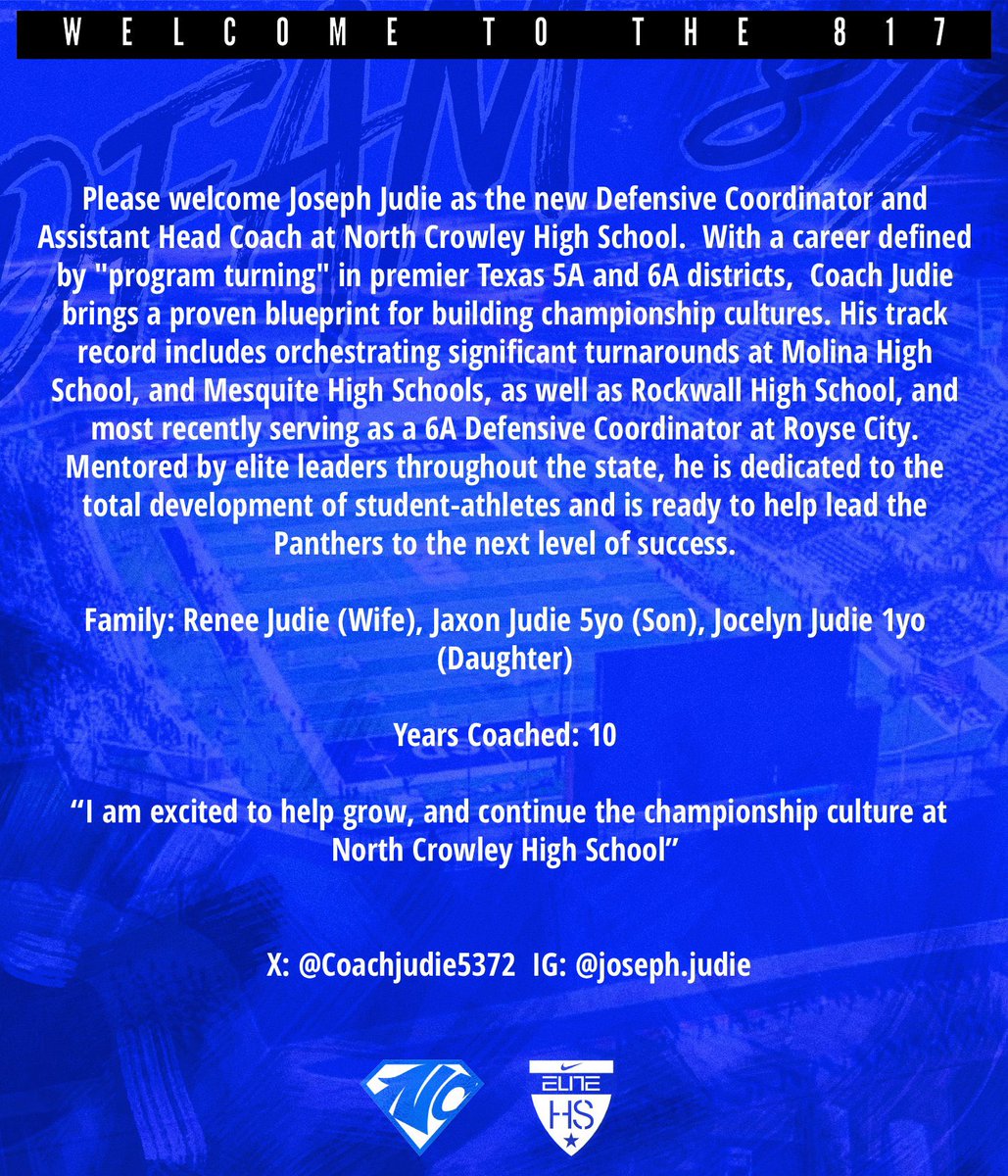North Crowley Football tweet media