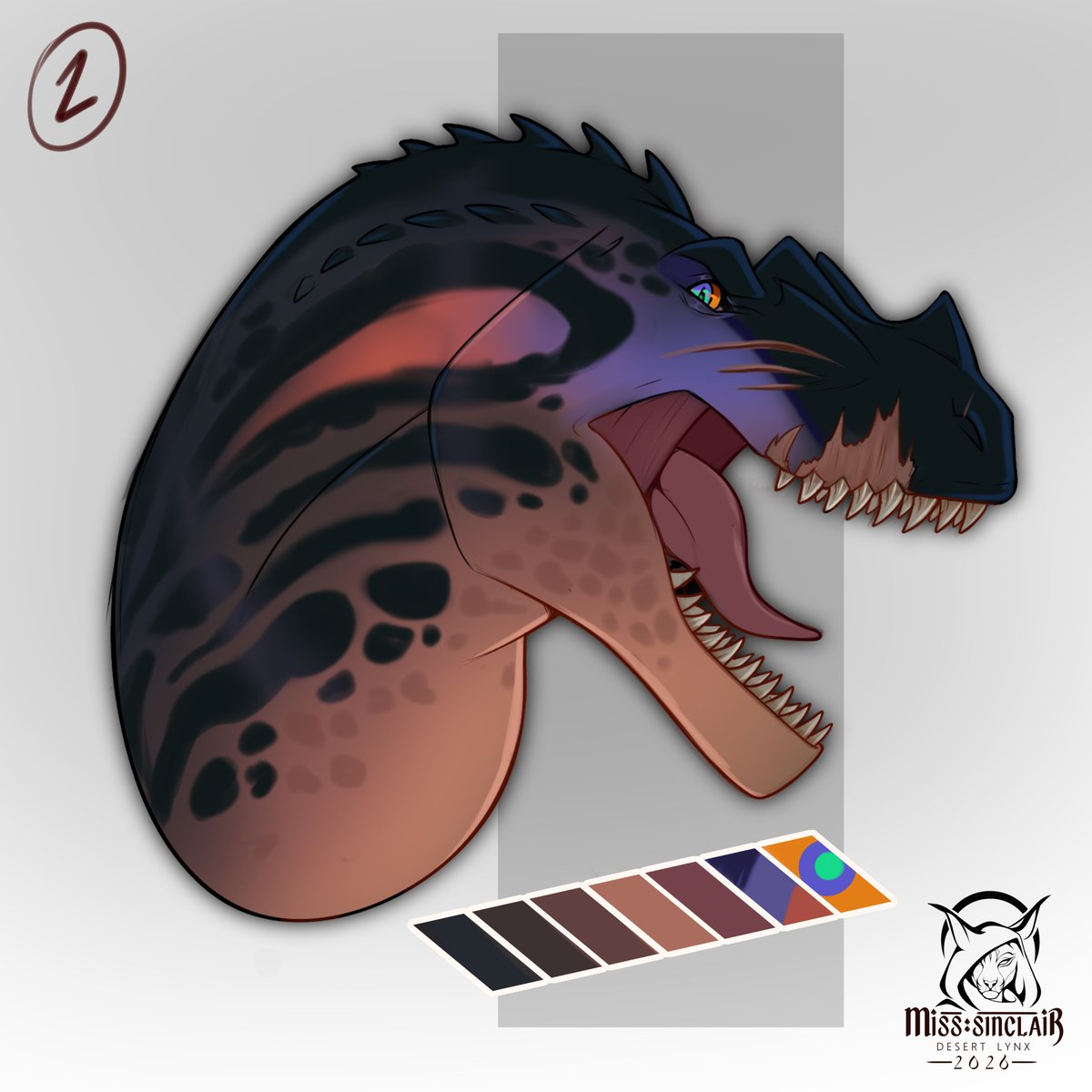 _MissSinclair_'s tweet photo. Ceratosaur!
 Asking 45USD, DM or comment to claim! https://t.co/JxaSAp7ZHg