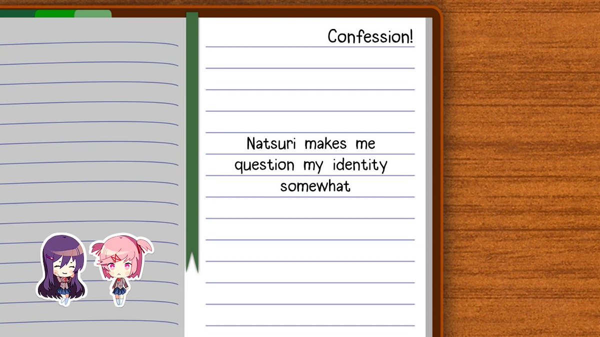 Doki Doki Literature Club Confessions tweet media