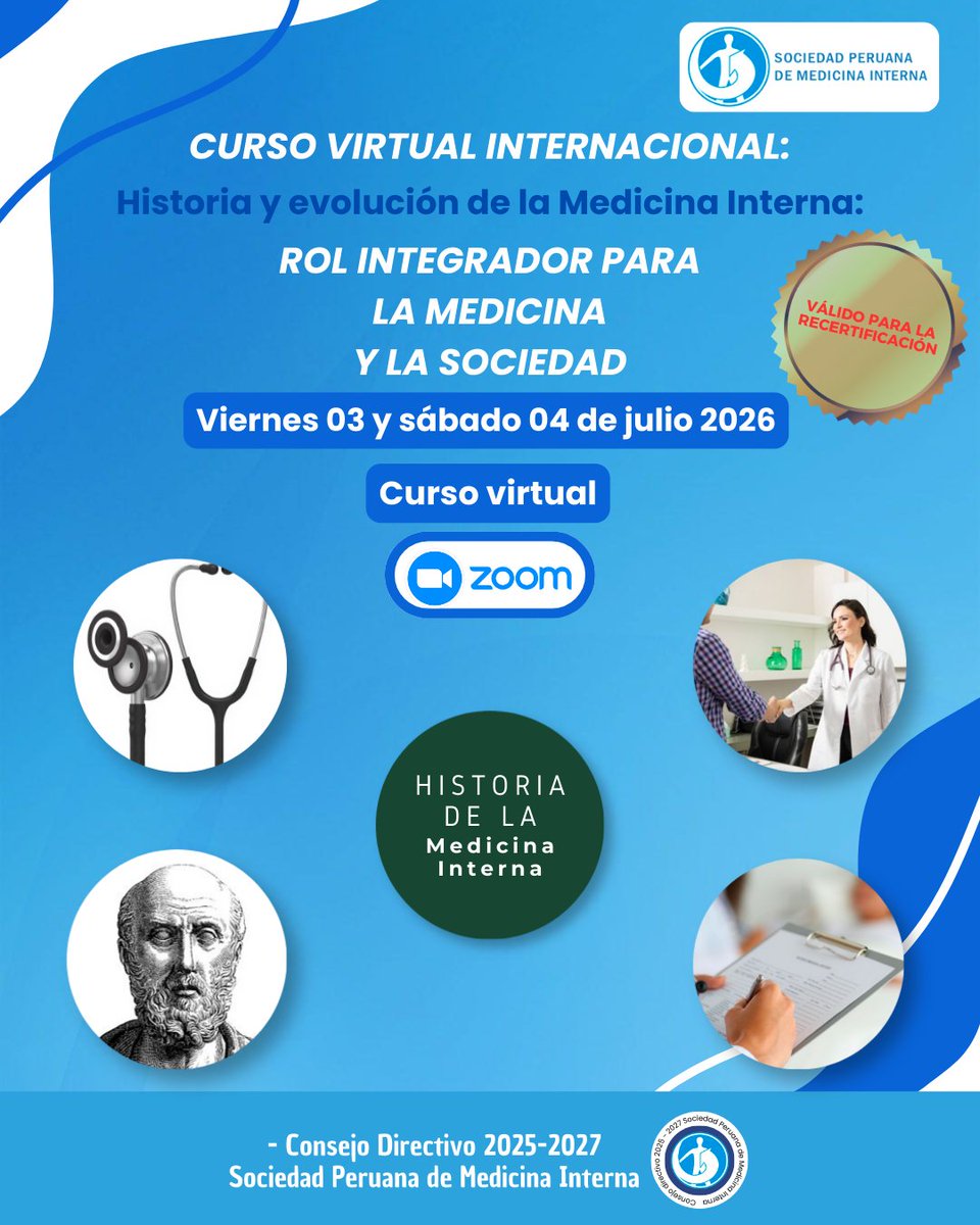 Sociedad Peruana de Medicina Interna tweet media