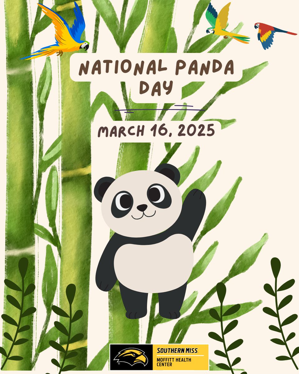 USMhealth's tweet image. 🐼✨ Celebrating National Panda Day, one snack and nap at a time! #NationalPandaDay #PandaLove