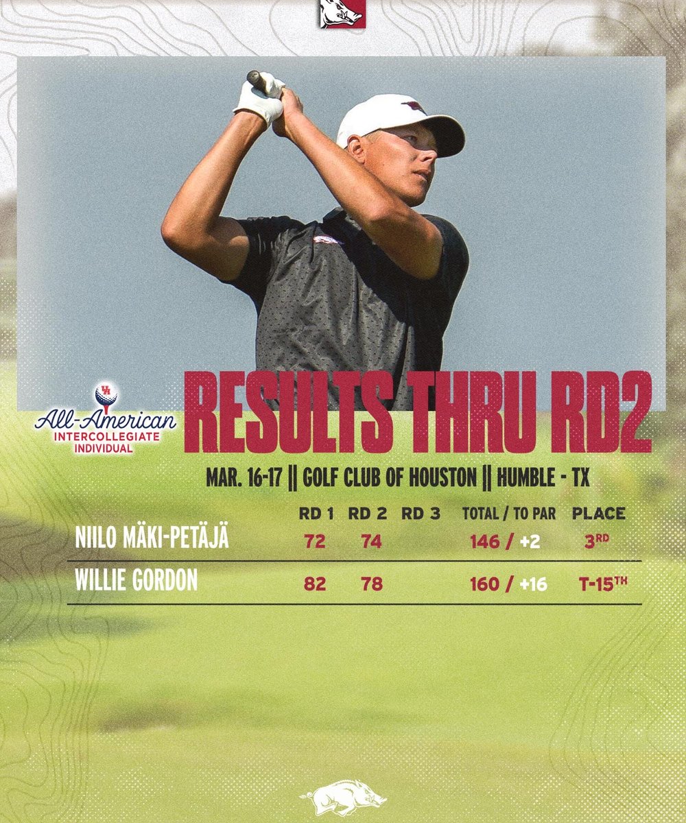 Razorback Men's Golf tweet media