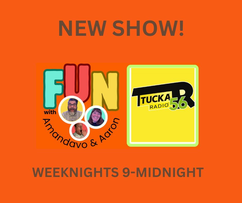 RadioTucka56's tweet image. Tune in to our show weeknights from 9 to midnight! Join Amandavo &amp;amp; Aaron for laughs, music updates, trivia, and great tunes. 🎶 #ListenNow #HitMusic 🌐 Stream &amp;amp; request at: 🔗 getme.radio/tucka56radio via @getmeradio or #appradioFM bit.ly/4n7ziTH tucka56radio.com