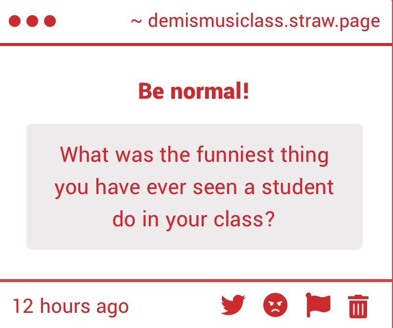 PaperConductor's tweet photo. “I once saw a student get stuck in a tuba! It was hilarious, but also a little concerning..” https://t.co/oFcVk9mbHT