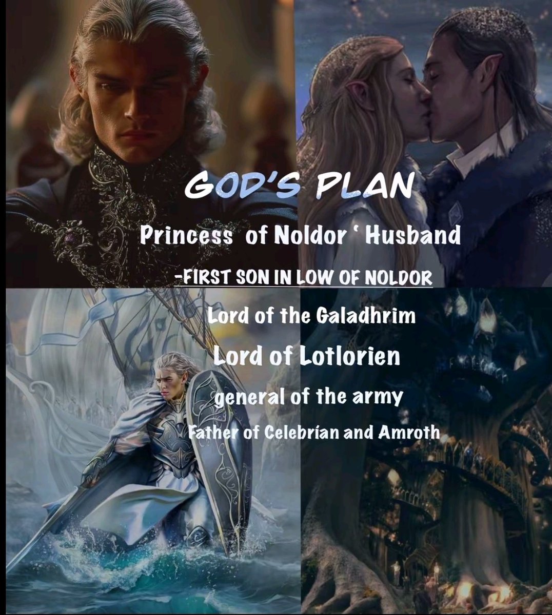 Celeborn and Galadriel: his and God's plan 
#silmarillion