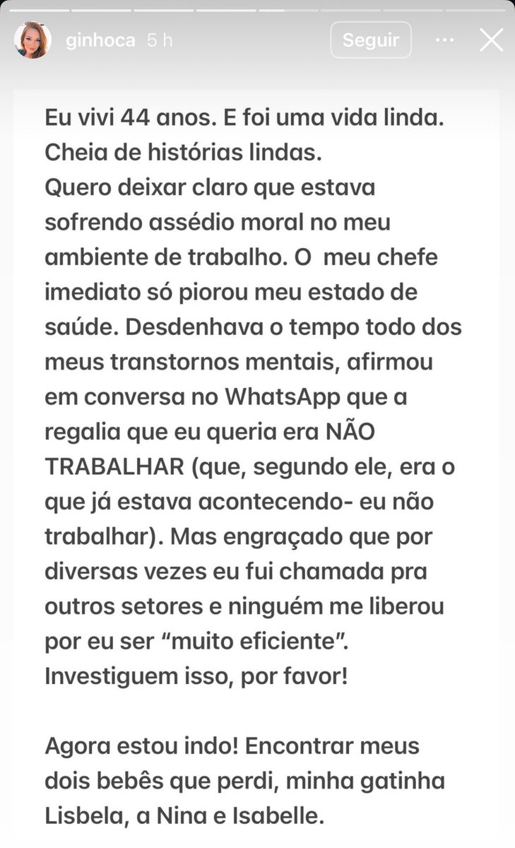 Pra que NÃO SE ESQUEÇAM DESSA P… DE ASSÉDIO MORAL QUE E NORMALIZADO EM AMBIENTE DE TRABALHO!