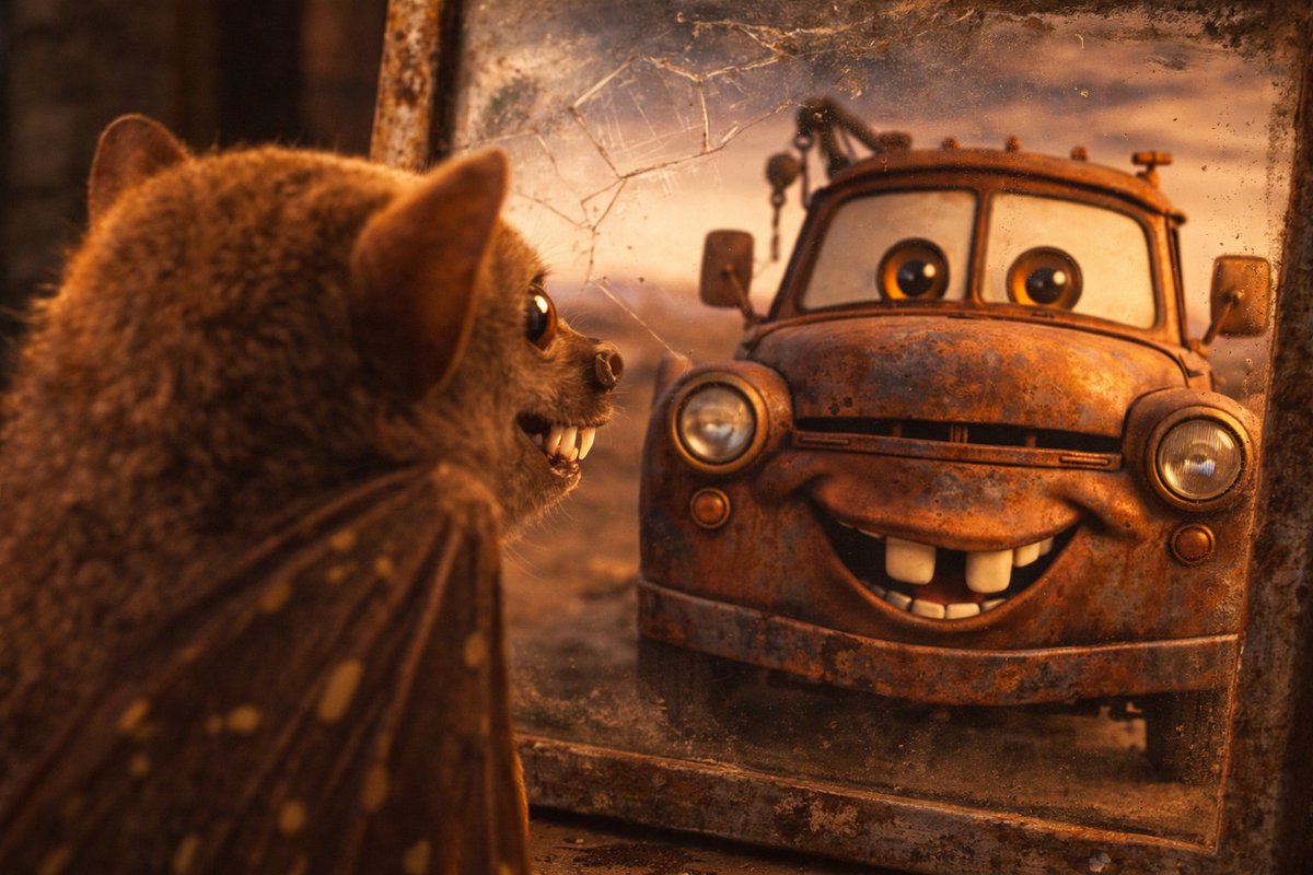 The mirror doesn't lie
$Mater