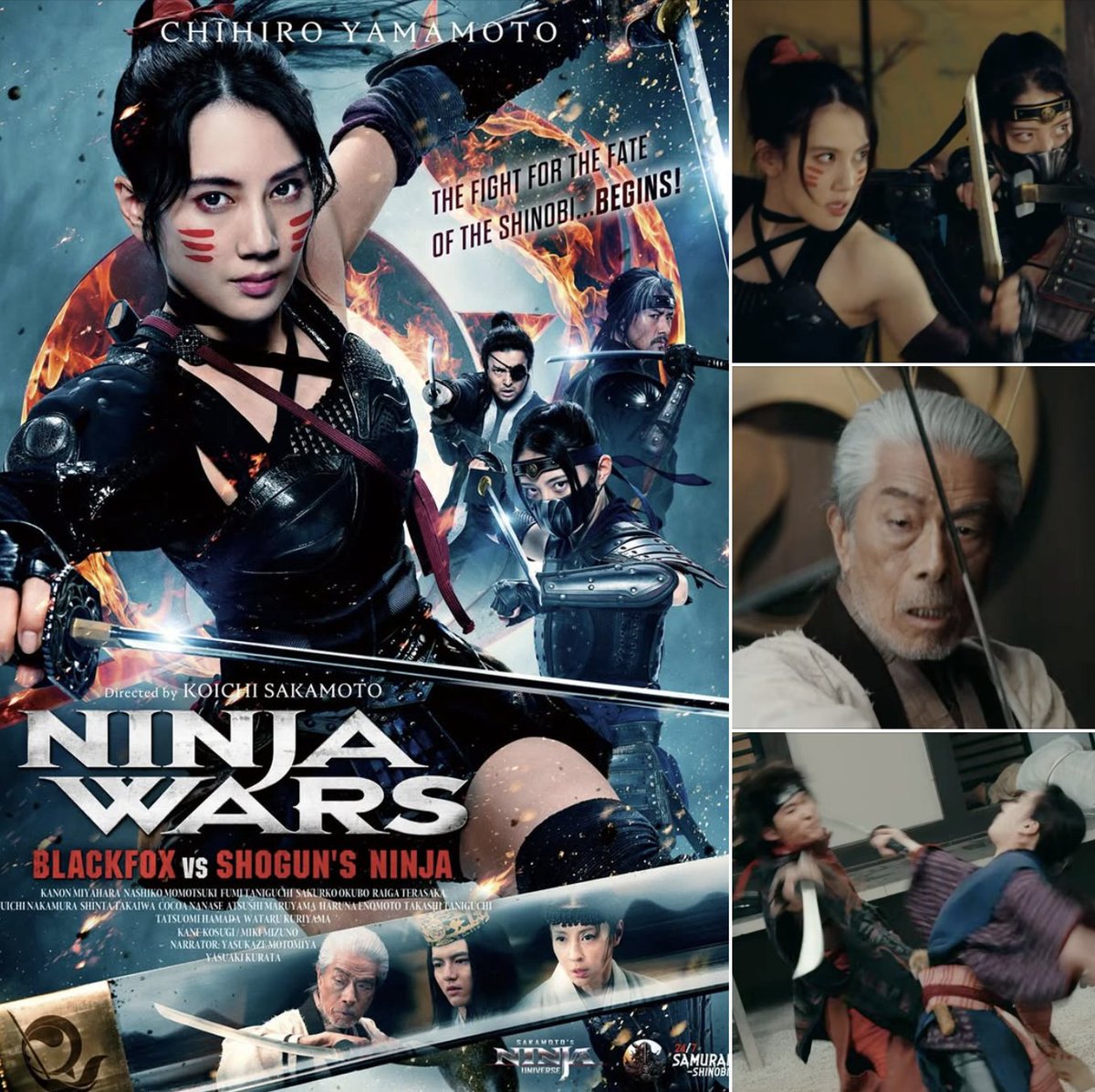 CityOnFireNews's tweet photo. NO NEW WARS… unless ninjas are involved! Watch the Trailer for ‘Ninja Wars’ featuring Kane Kosugi and Yasuaki Kurata
Trailer and Details: https://t.co/HEFKXQElXG
#kanekosugi #YasuakiKurata #chihiroyamamoto #ninjawars #blackfox #shogunsninja #ninja #ninjamoves #kungfumovies #martialartsfilm #martialartsmovies #asianaction
City on Fire (https://t.co/6R8bQ6lGK9) for Asian and martial arts film news, reviews and 4K Ultra HD and Blu-ray releases. #CityOnFire
Visit The Goodie Emporium (https://t.co/YcKzdiDqmY) if you're on the hunt for import 4K Ultra HD and Blu-ray movies. #goodieemporium