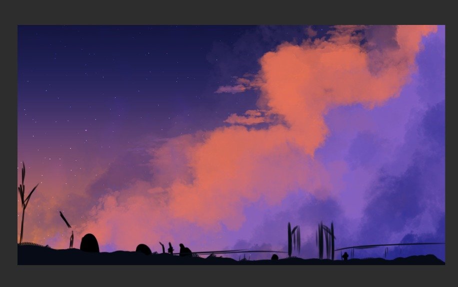 Estaba preparando un dibujo de squigly similar al que hice con parasoul, solo que esta vez será como fondo de pantalla para PC.

De paso me ayuda a aprender, aqui la version anterior y la actual del cielo.