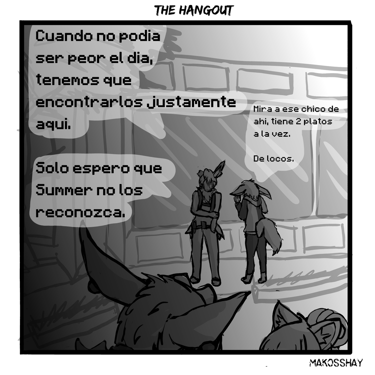 makosshay's tweet photo. Comic: The Hangout #24 #Eevee #Pokemon #Comic #Jolteon #Vulpix #Flareon #Furry #Gijinka #Kemonomimi #Makossay #drawing #blackandwhite #Eeveelution #Eeveelutions #Hangout #Art #Comic #manga #Icecream https://t.co/EfnLHzLT8O