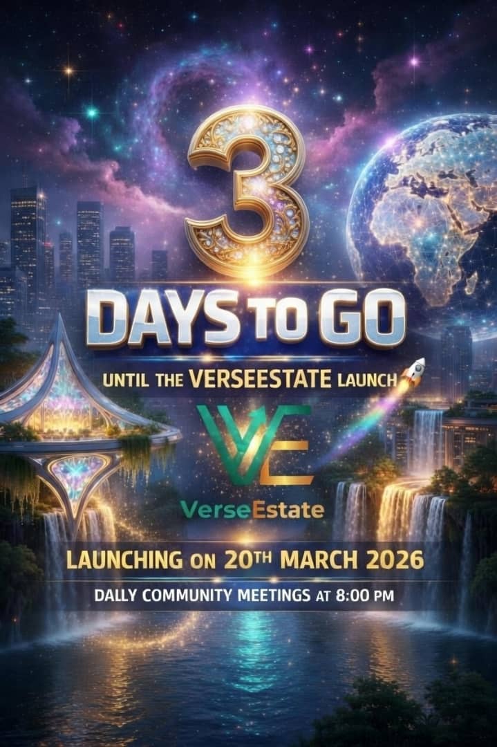 VerseEstate2025's tweet photo. Join the official Launching of verseestate ecosystem https://t.co/1tG1B6Zv7o