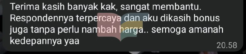 Jasa Cari Responden Kuesioner & People Management tweet media