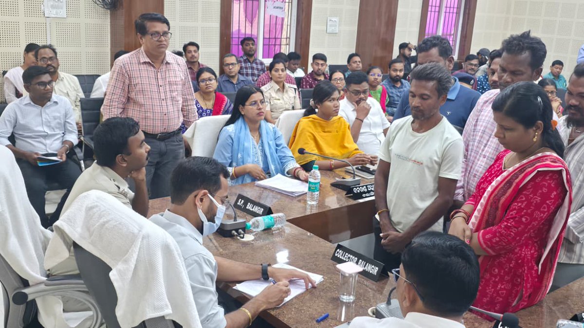 Collector & DM, Balangir tweet media