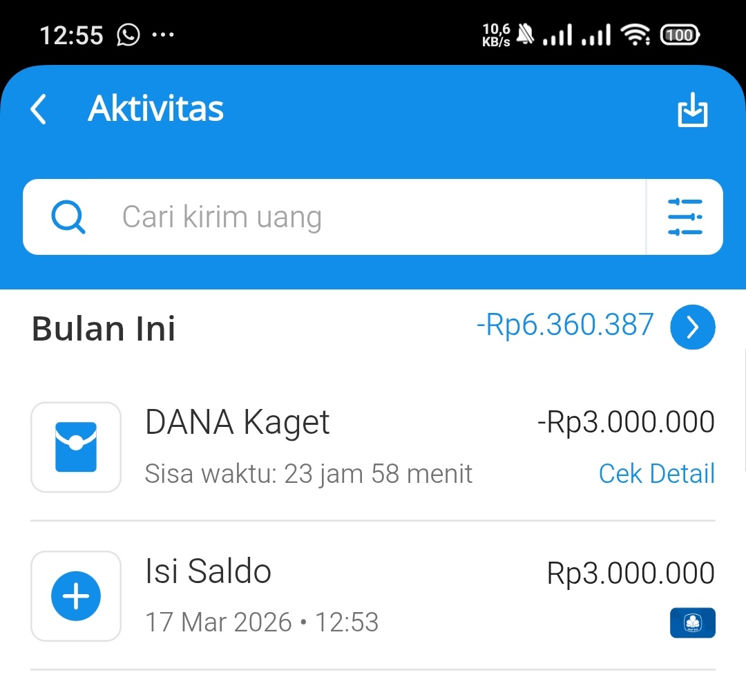 Bagi bagi ah nanti, 3jt buat 5rb orang, nominalnya random ya guys, buat seru seruan aja