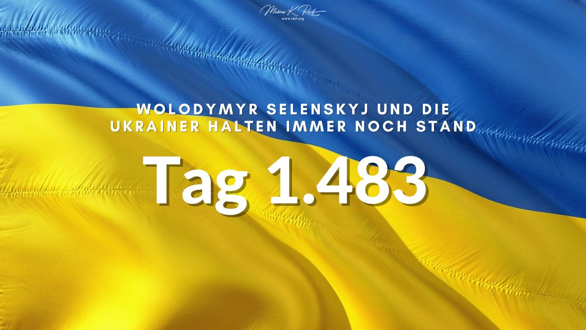 marcusreif's tweet photo. Tag 1.483. Wolodymyr Selenskyj und die Ukrainer halten immer noch stand #Ukraine | Gott schütze euch @ZelenskyyUa #UkraineKrieg 🙏🏻 Sława Ukrajini! #StandUpForUkraine https://t.co/sXvDCS9xA3