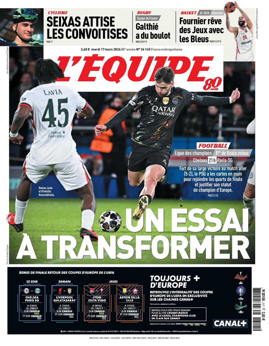 L'Équipe tweet media