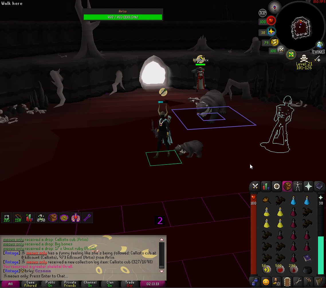 I got a cute little bear on the meows!