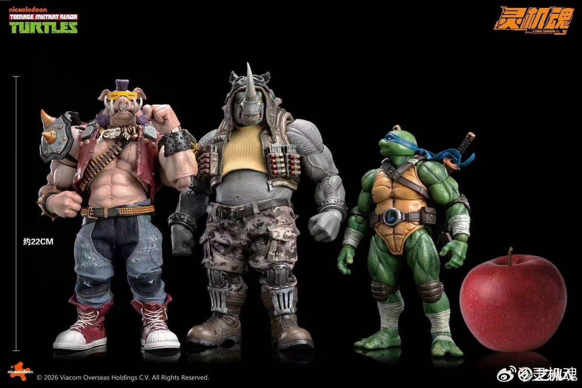 Ling JiHun TMNT Bebop and Rocksteady
