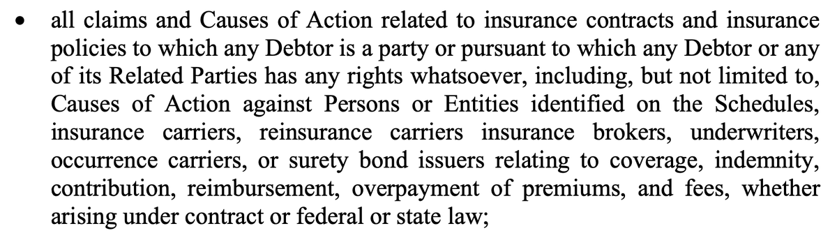 spearheader11's tweet photo. Feb 27 #AustinRussell asks bankruptcy court to use @luminartech's liability insurance for legal defense costs; March 11 withdraws the request

https://t.co/z2a0UDucnH

March 16 Luminar's filing includes it has the right to ins related claims+lists AR as a Non-Released Party $lazr https://t.co/O6feATwKny