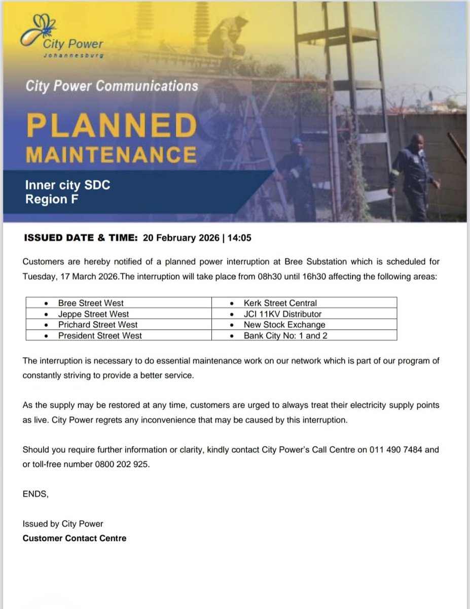 @CityPowerJhb tweet media
