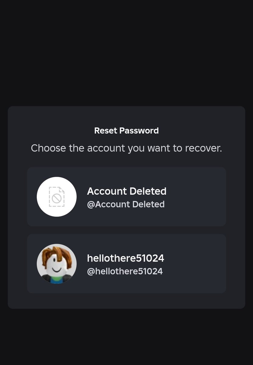 Stove3415's tweet photo. @Roblox @DavidBaszucki Speaking of ai, 
would really love some help with being unbanned for my issue, I'm on my last few hours before I lose my appeal window

shown in the first image is the accounts linked to my email, there's no user named xx***** in there as shown

my user is: moviesteven343 https://t.co/9TPwLV2N1Y