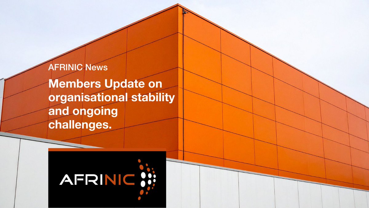 AFRINIC-The Regional Internet Registry for Africa tweet media