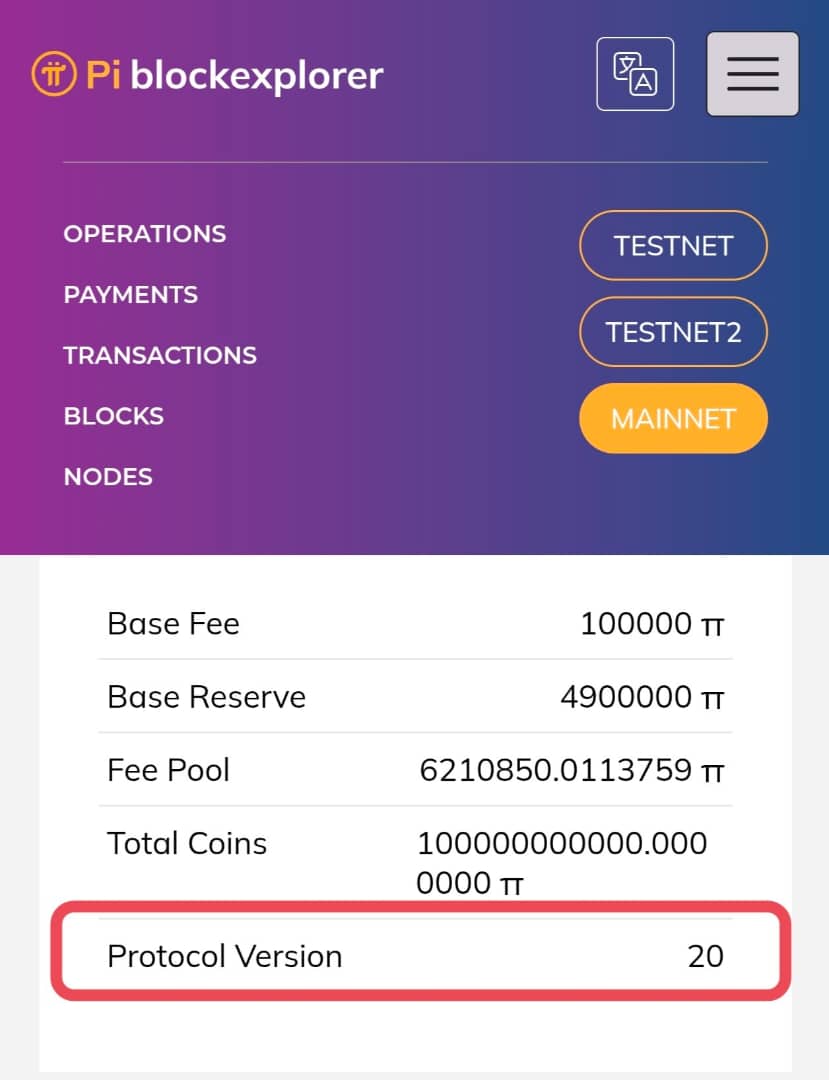 okere_eberechi's tweet photo. PROTOCOL v20 IS LIVE! 🚀
⛓️ The Pi Blockexplorer officially confirms the migration to Version 20! This is the high-performance engine we've been waiting for. The foundation is set, the speed is unmatched, and the future is officially UNLOCKED! 🛡️⚡
#PiNetwork #Protocolv20 #Web3Revolution