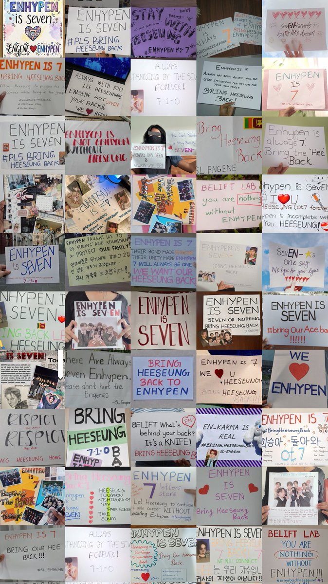 EnhypenSL's tweet photo. OUR thanks goes to all the SL ENGENEs who joined with us & also to the global ENGENEs for joining in dropping the tags as well! 🫶
RESPECT THE ARTISTS WHO BUILT YOUR EMPIRE
#LET_HEESEUNG_DO_BOTH
#RESPECT_ENHYPEN
#ENHYPEN_IS_7
#SL_ENGENE
@ENHYPEN @ENHYPEN_members https://t.co/zEExvmKNMo