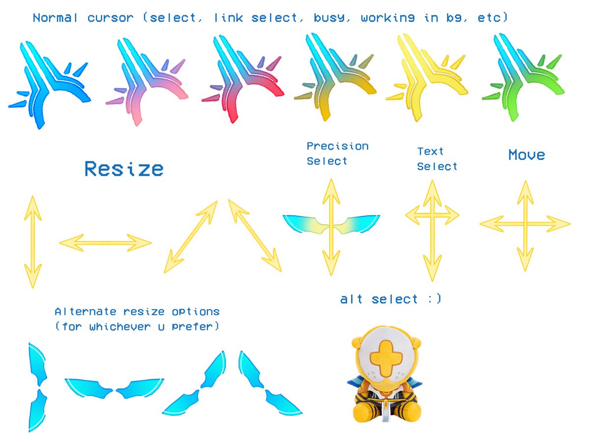 Cur Files hi i made a gabriel ultrakill cursorpack :-) anyone can use em. link to ...