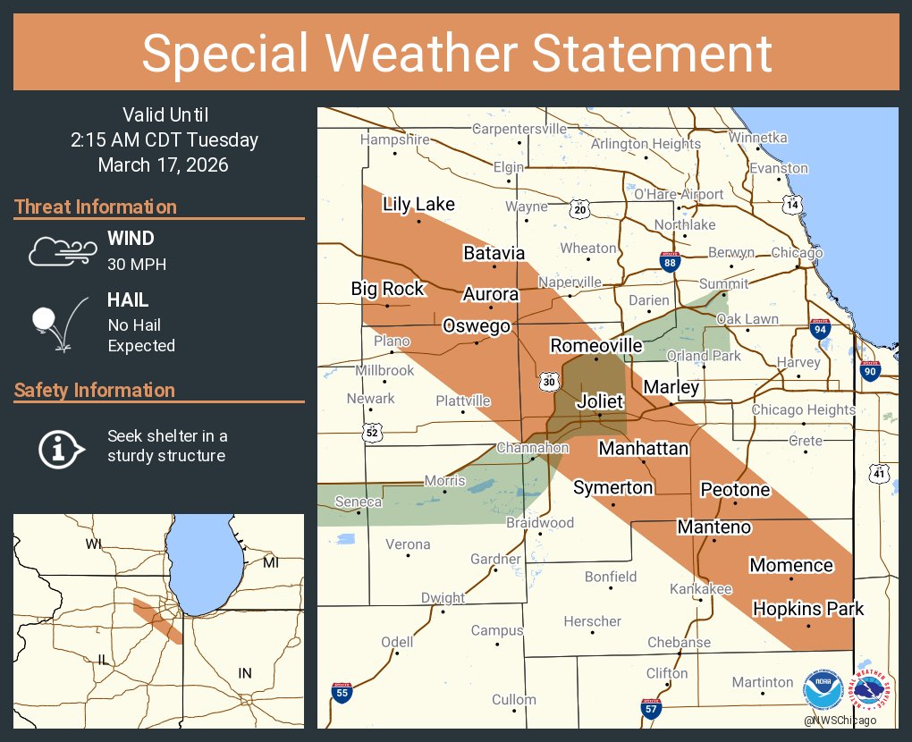 NWS Chicago tweet media