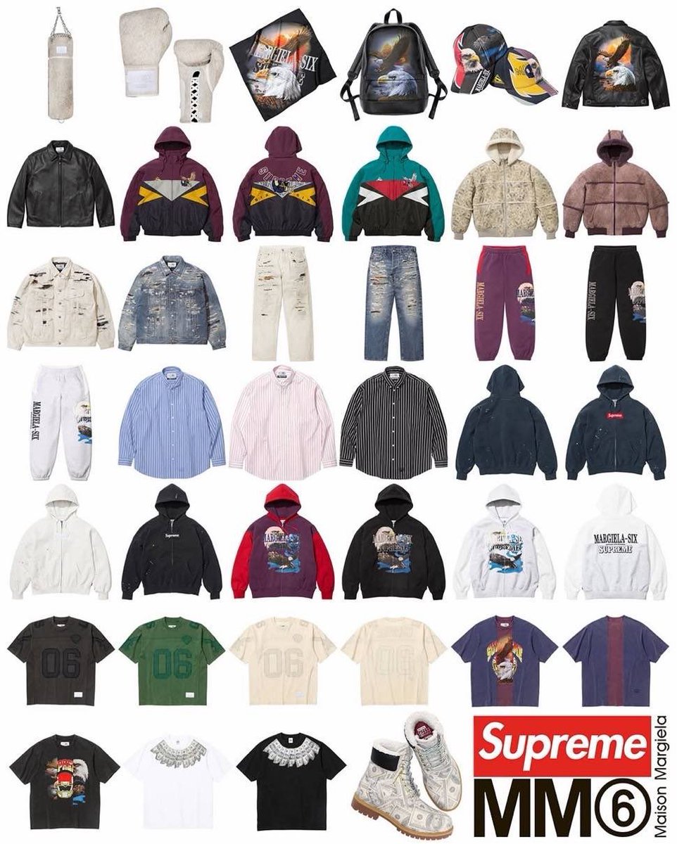 Supreme x MM6 Maison Margiela / Timberland 26SS Week4 の先着来店