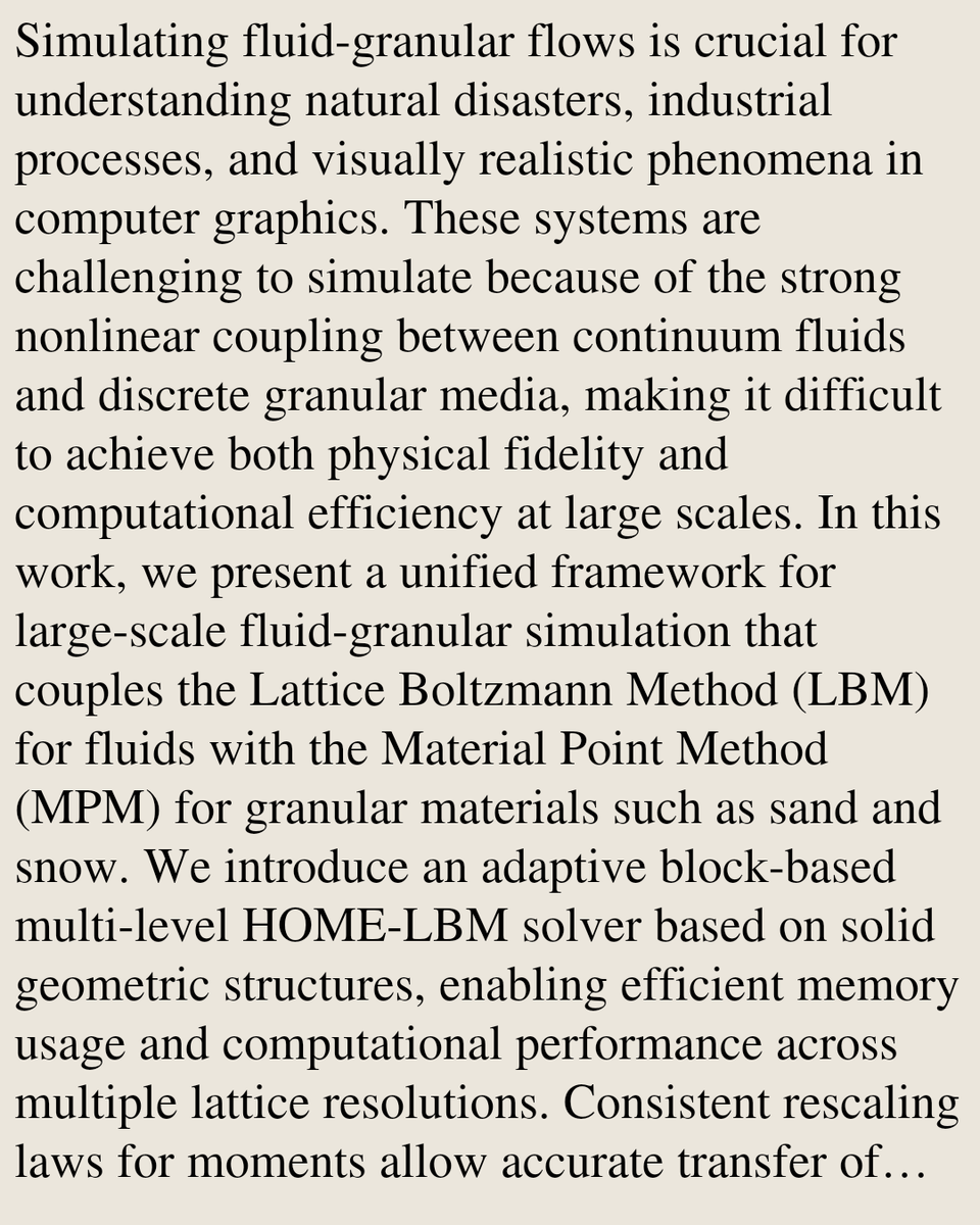 Computer Graphics arXiv tweet media