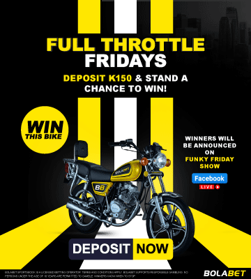 Bolabet_Zambia's tweet photo. 🔥Rev up for Full Throttle Friday and stand to ride away with your own motorbike!
How It works:
Every K150 deposit earns you one entry into the weekly draw
More deposits = more entries = better chances of winning
Learn more https://t.co/wVzibAbVOr
#Bolabet #FullThrottleFriday https://t.co/KhDGtbEJq5