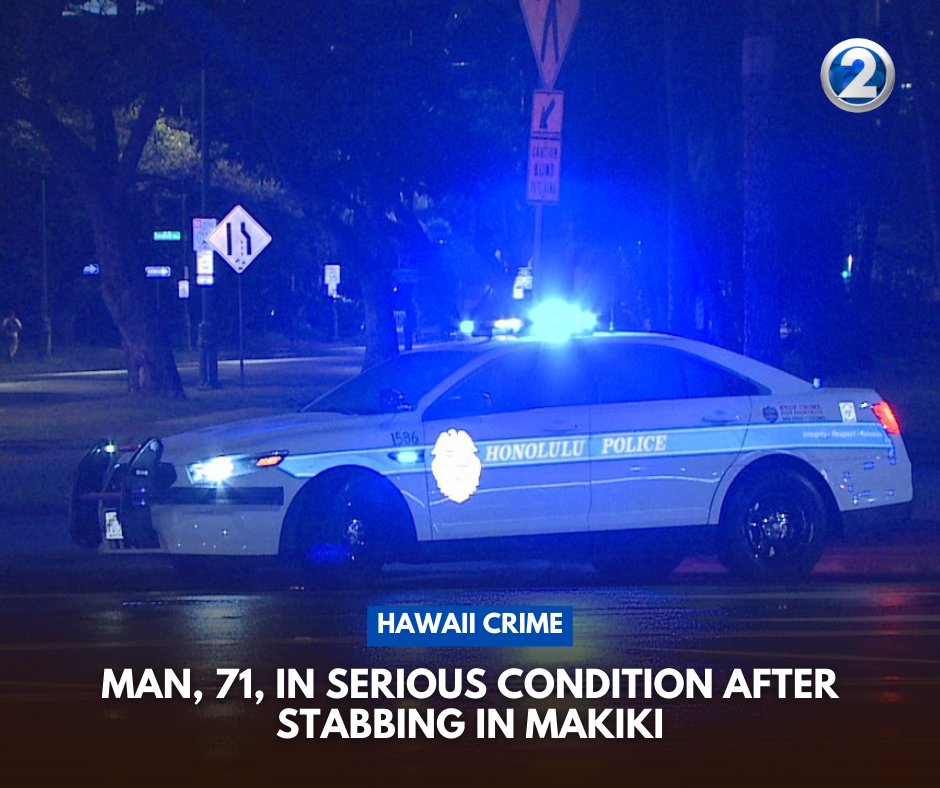 A man is in the hospital following an apparent stabbing in Makiki.

Details: khon2.com/hawaii-crime/m…
