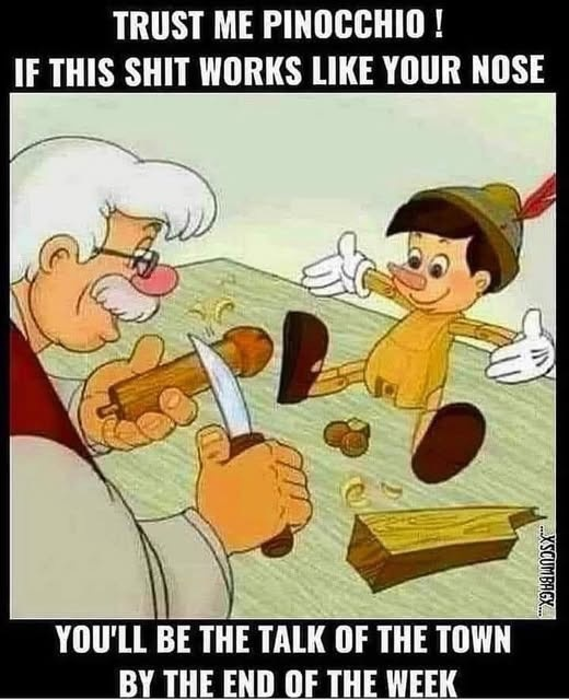 TRUST ME PINOCCHIO!