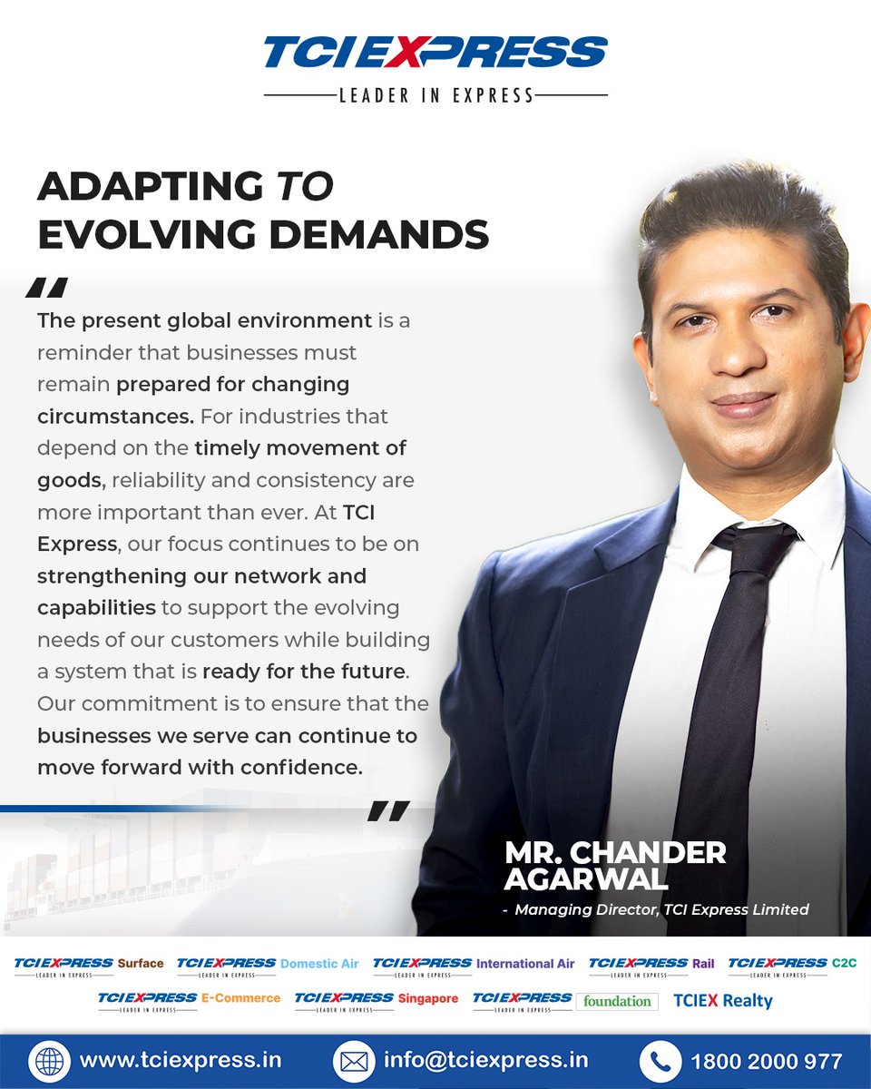 TCIExpress Ltd. tweet media