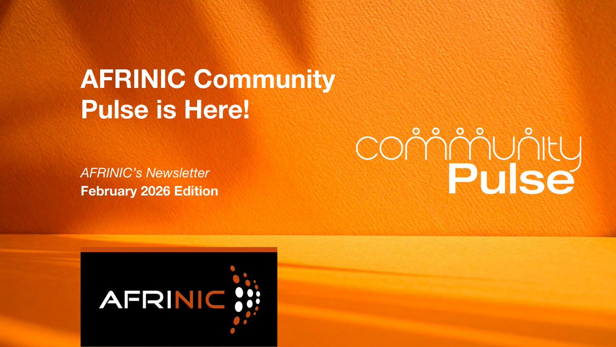 AFRINIC-The Regional Internet Registry for Africa tweet media