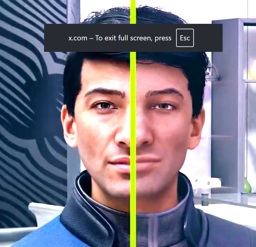 You can't even tell the difference with DLSS5... 
Both sides are identical in every way.