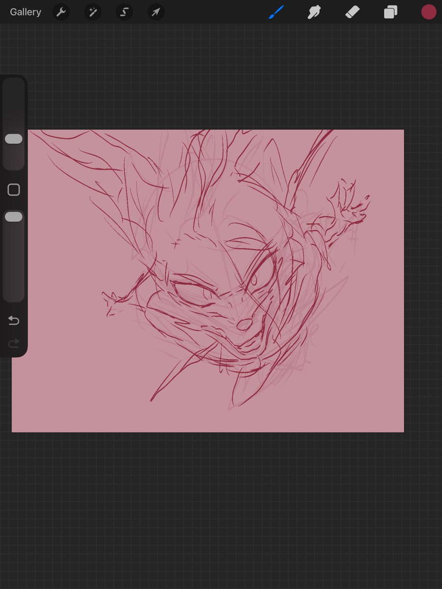 Every once in a while I like mimicking an in between frame of a really messy style akin to sukuna vs mahoraga, I’ve always liked that type of animation and aspire to one day animate like it